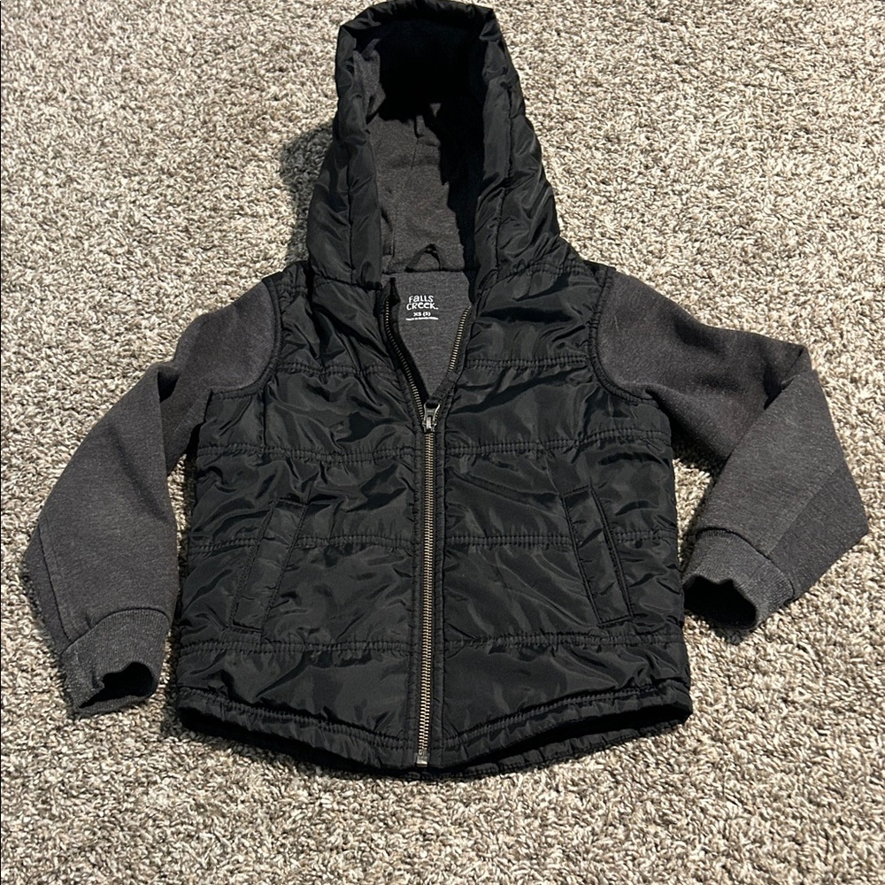 Falls Creek boys Black and Gray Jacket